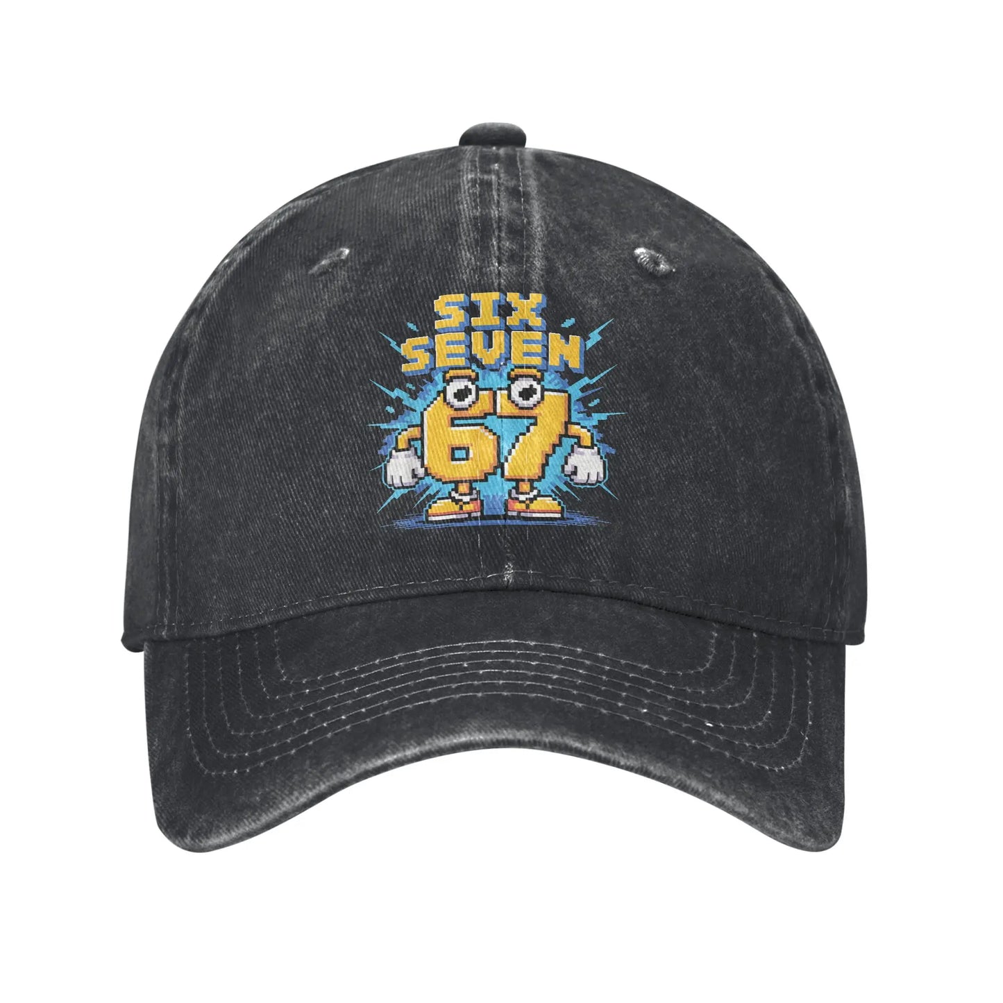 67 Meme Brainrot Six Seven Kids Gaming Gen Alpha Sun Baseball Cap Casual Men Trucker Hat Wholesale Design Outdoor Snapback Cap