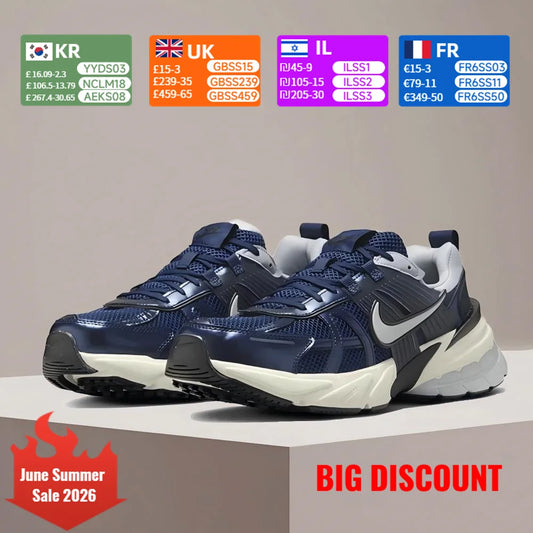 „Nike V2K Run“ vyriški kasdieniai, neslystantys, patvarūs, madingi, universalūs, patogūs, žemi, retro stiliaus bėgimo bateliai HJ4497-400