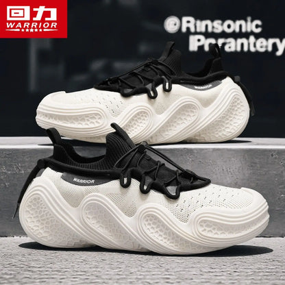 Warrior Original Brand Men's Sneaker Trend Mesh Breathable Soft Design Sports Shoes Summer Walking Jogging Men Casual Shoes