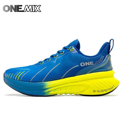 „ONEMIX“ nauji amortizuojantys bėgimo bateliai vyrams, tinkami intensyviai bėgantiems, su raišteliais, sportiniai moterims, neslystantys, lauko sportiniai vyriški sportiniai bateliai