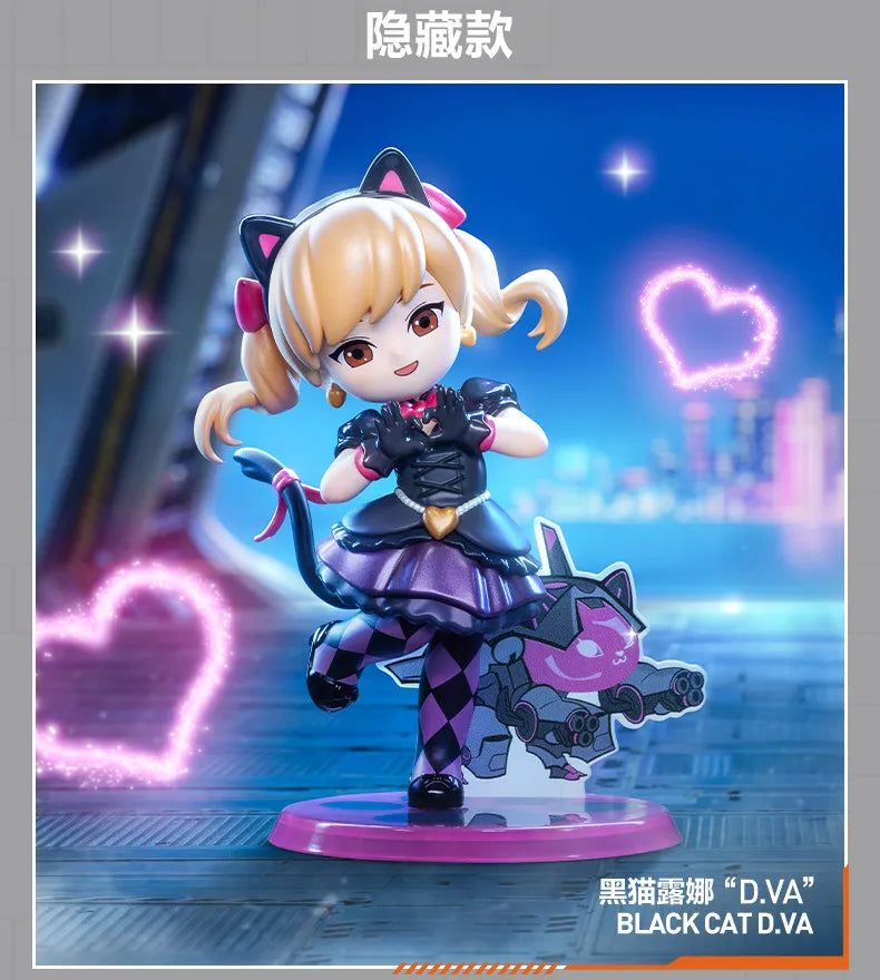 POP MART Overwatch Play of The Game Series Caixa Surpresa Mystery Box Brinquedos Kawaii Ornamentos Figuras Decoração de Casa Bonecas Modelo de Secretária