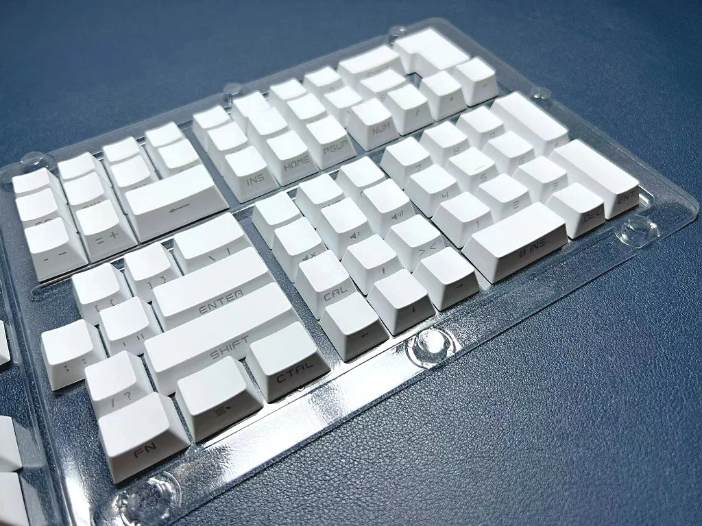 Set di keycap retroilluminati con incisione laterale da 131 tasti per tastiera meccanica con switch Cherry MX, profilo OEM, ABS, keycap personalizzati DIY