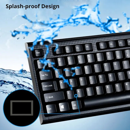 Teclado individual Q9 USB de porta quadrada, para escritório, empresa e casa, PS2 de entrada redonda, com fios, para computador de secretária