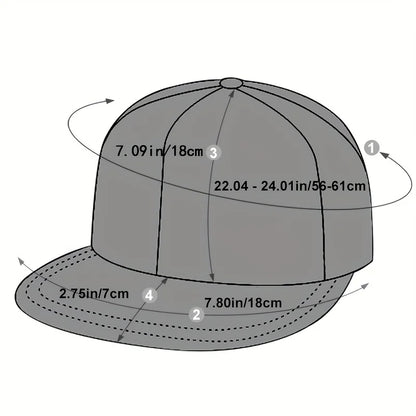Hip Hop Men Cap Personalized Embroidered Baseball Cap Adjustable Cotton Snapback Hat Spring Summer Outdoor Sun Hat Leisure Hats