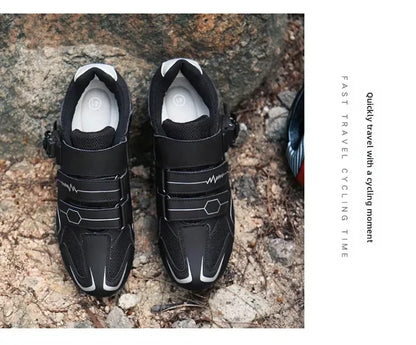 Scarpe da ciclismo unisex con suola rigida – Scarpe da bici da strada 4-Season con pedali a sgancio rapido, ideali per la MTB e gli sport all’aria aperta