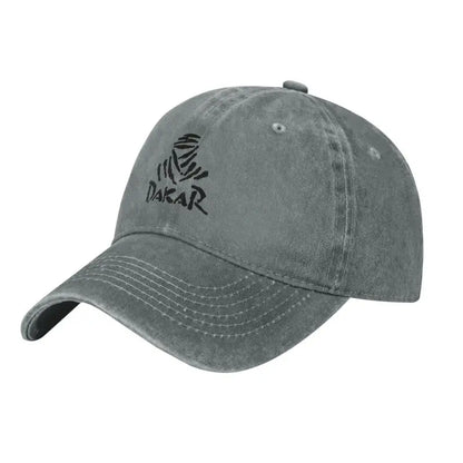 Vintage Racing Off Road D-Dakares Rally Baseball Caps Unisex Style Distressed Washed Sun Cap Travel Unstructured Soft Caps Hat