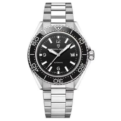 Pagani Design New Men's Mechanical Watch Luxury Sapphire Stainless Steel 100m Waterproof Ceramic bezel Automatic Watch