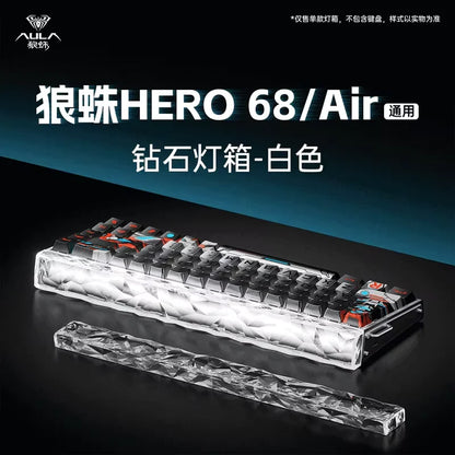 Nuovo AULA HERO 68HE/ULTRA Kit adesivi per tastiera gaming con switch magnetici e accessori per tastiera meccanica cablata custom e-sport