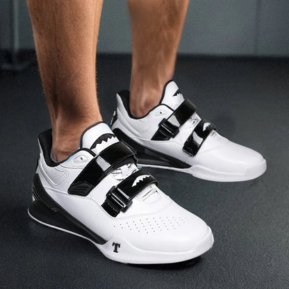 Zapatillas profesionales de halterofilia cómodas para entrenamiento de sentadillas en interior, duraderas, antideslizantes y diseñadas para levantamientos intensos