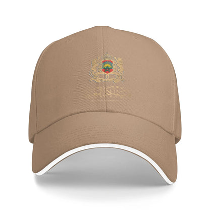 Morocco Flag Map Baseball Cap  y2k Cool Trucker Hat Summer Men Women Hunting Camping Baseball Caps