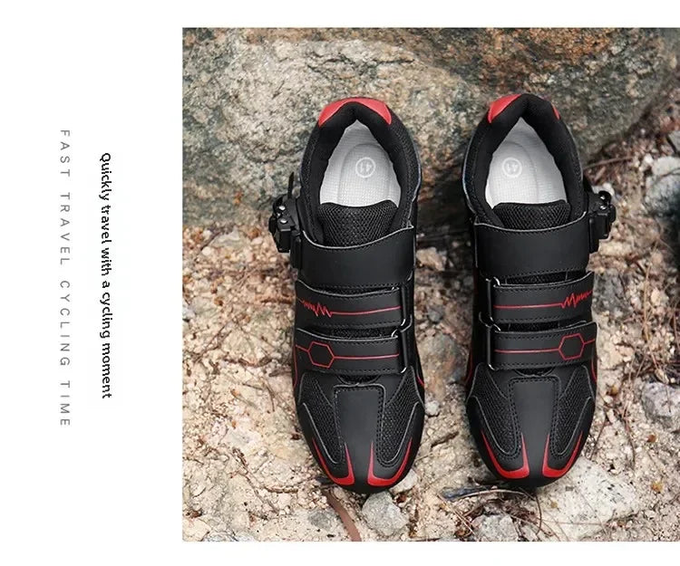 Scarpe da ciclismo unisex con suola rigida – Scarpe da bici da strada 4-Season con pedali a sgancio rapido, ideali per la MTB e gli sport all’aria aperta