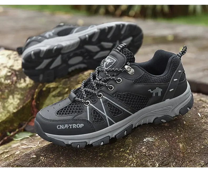 Men's Hiking Shoes Breathable Mesh Sports Single Shoes Summer Outdoor Wear-resistant  Hiking and Hunting Tactical Sports Shoes