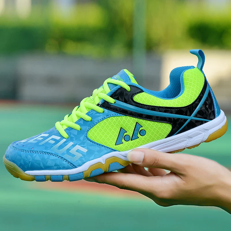 Sapatilhas Profissionais de Ténis de Mesa para Homem e Mulher, Sapatilhas de Badminton, Competição, Ténis e Treino, Calçado Desportivo para Homem