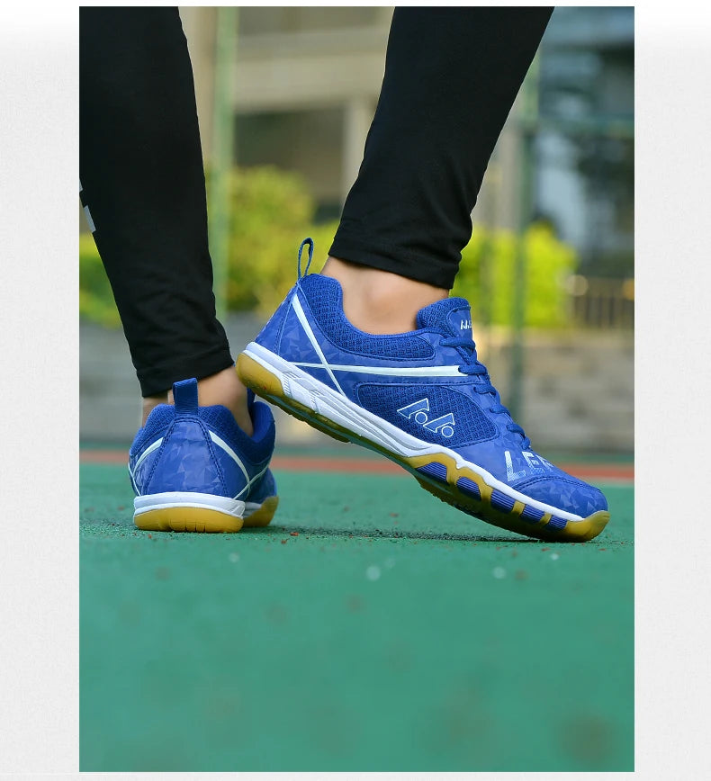 Sapatilhas Profissionais de Ténis de Mesa para Homem e Mulher, Sapatilhas de Badminton, Competição, Ténis e Treino, Calçado Desportivo para Homem