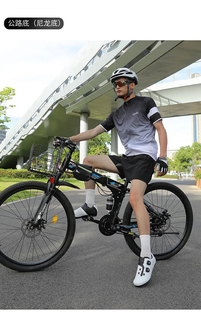 Cykelskor, andningsbara MTB-skor för män och kvinnor, trail- och mountainbike-skor, sportskor för landsvägscykling, SPD-pedalskor