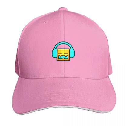 Geometry dash unblocked level Baseball Cap funny hat |-F-| Golf Hat Luxury man cap For Women Men's