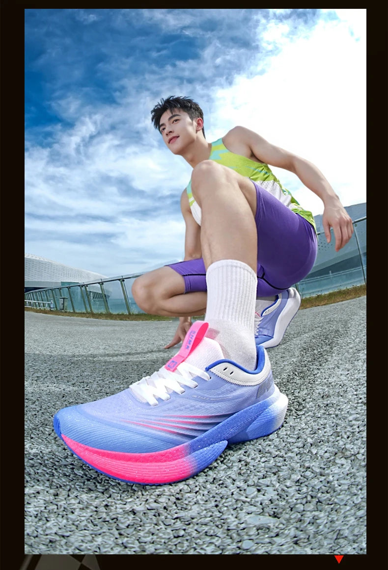 Zapatillas de running nuevas con placa de carbono para maratón, deportivas para hombre, transpirables, ligeras, cómodas para mujer, antideslizantes, casuales y atléticas