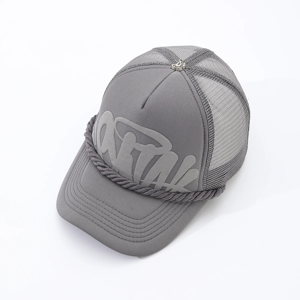 damesmode-baseballpet met letterprint voor lente en zomer, ademende mesh-pet voor buitensporten, heren-truckerpet