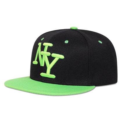 Unisex NY Letter Embroidery Hip-hop Hats Spring Autumn Outdoor Adjustable Casual Baseball Caps Sunscreen Hat Sports Cap