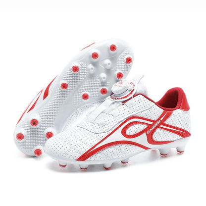 Chaussures de football pour enfants, pointures 28-39, crampons longs/courts, pour terrain en herbe, entraînement sportif en plein air