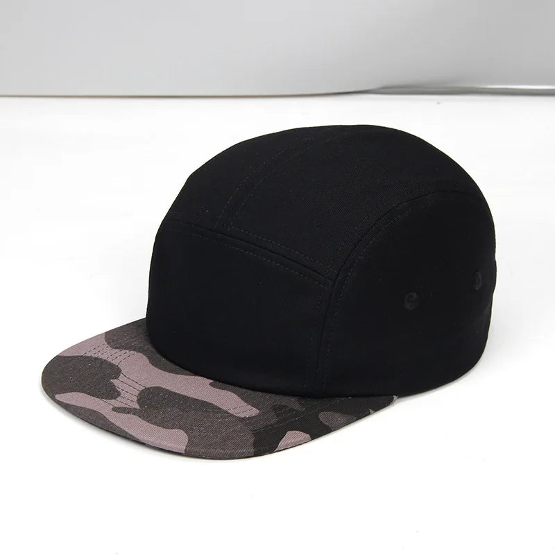 Vasarinės medvilninės 5-panelės didelio dydžio beisbolo kepurės, oversize 62 cm, plokščios viršutinės dalies sportinės „snapback“ kepurės, hip-hopo ir riedlentės kepurės, individualizuotos, didmeninė prekyba