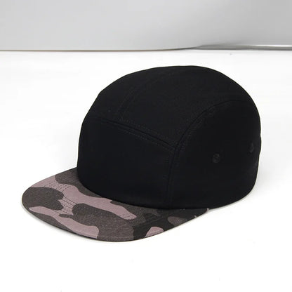 Vasarinės medvilninės 5-panelės didelio dydžio beisbolo kepurės, oversize 62 cm, plokščios viršutinės dalies sportinės „snapback“ kepurės, hip-hopo ir riedlentės kepurės, individualizuotos, didmeninė prekyba