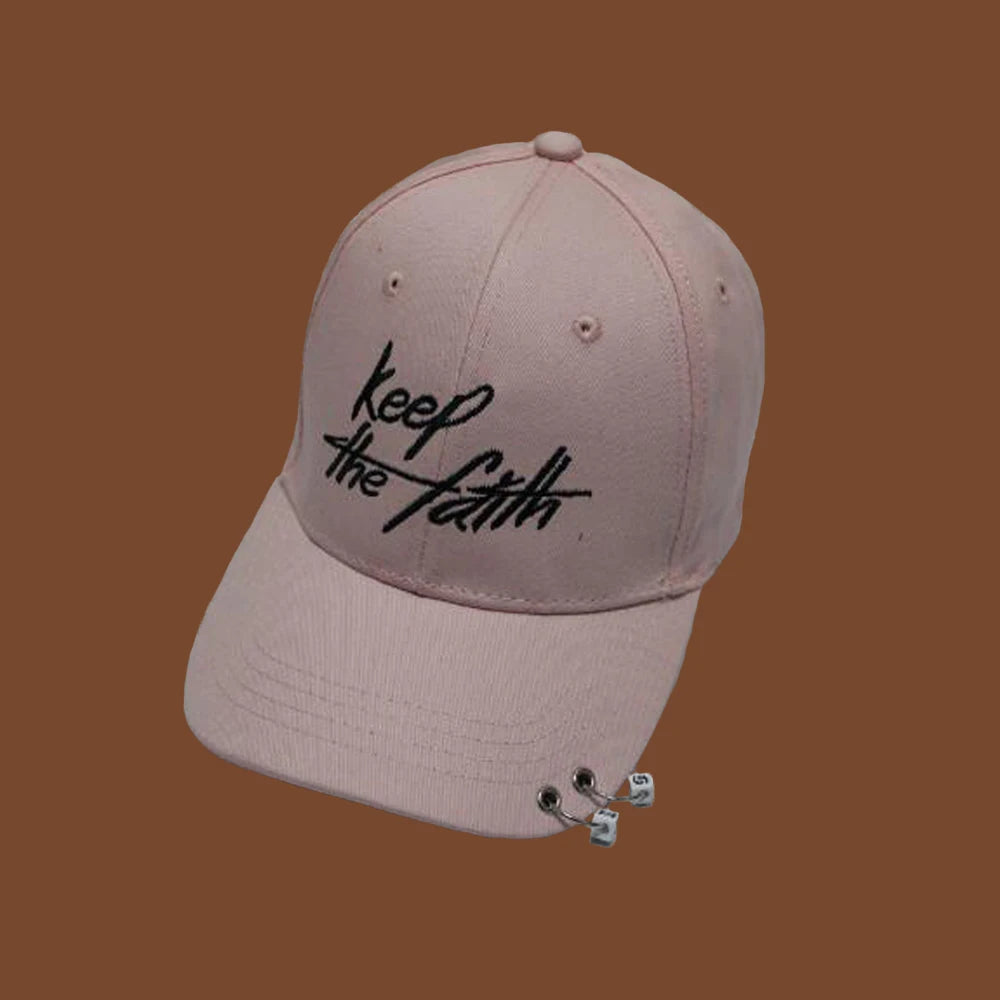 Kobiety Mężczyźni Hip Hop K-pop Czapka baseballowa typu snapback Jednolita kolorystyka z pierścieniem Sport Taniec Podróże Miłośnik Czapka dla taty Czapki Streetwear Regulowana