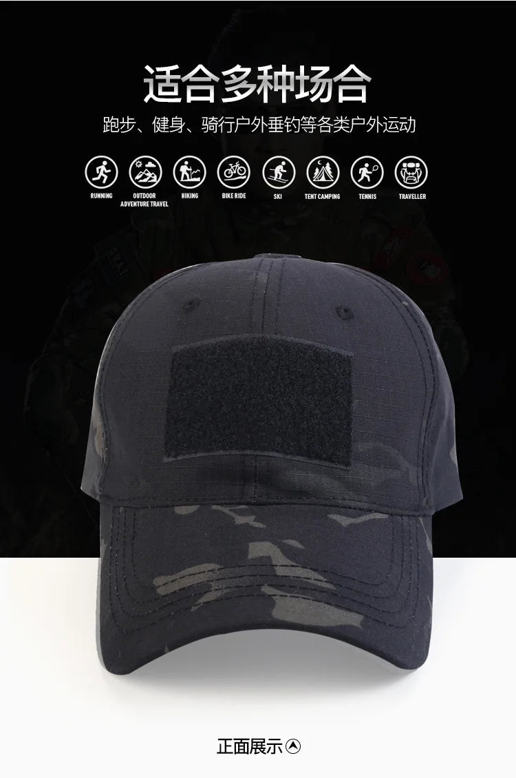 Men Camouflage Baseball Cap Camo Hat Camouflage Outdoor Sports Cap Camo Tactical Cap Hunting Fishing Hat for Men Women