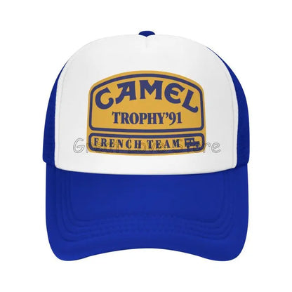 Camel Trophy 91 Print Baseball Cap Unisex Sun Visors Hat Summer Hip Hop Hats for Men Women Outdoor Breathable Mesh Snapback Caps