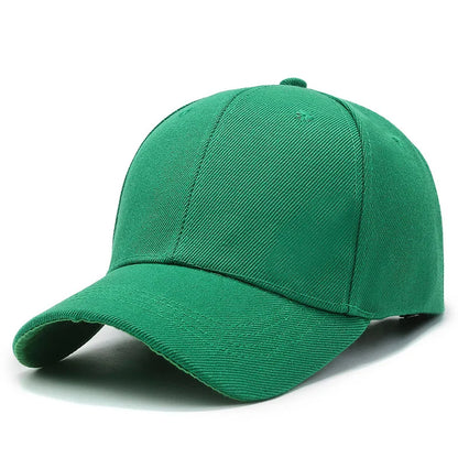 Unisex Cap Casual Plain Baseball Cap Adjustable Snapback Hats For Women Men Hip Hop Cap Street Dad Hat Simple Style Solid Color
