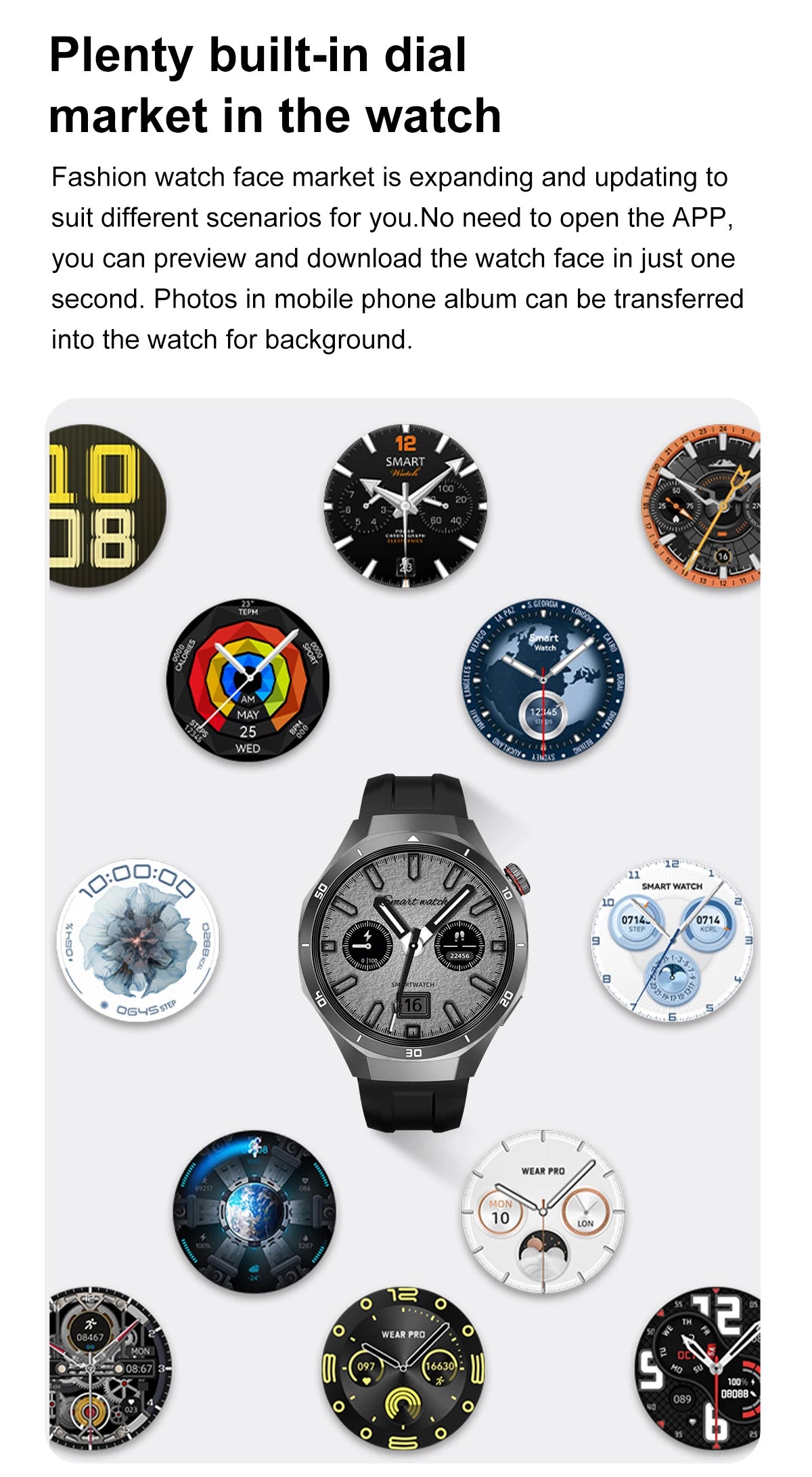2026 New Watch 5 Pro Genuine Smart Watch GPS Map Navigation NFC Call 32GB memory Clock Built-in Video Music playback Smart Watch
