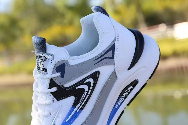 Chaussures pour hommes chaussures légères en cuir Pu chaussures décontractées 2025New baskets pour hommes mode hommes chaussures de Tennis respirant Sport chaussure de course