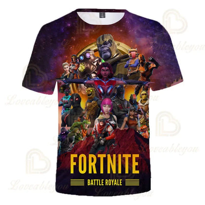Sweatshirt 3D Fortnite Victory Battle Royale para criança, menino e menina, roupa infantil, tops e T-shirt de herói para adolescentes