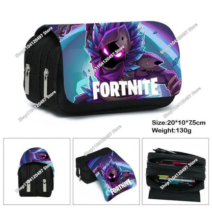 Carteras Fortnites para niños, monedero Anime Fortress Night, tarjetero de dibujos animados, bolso corto de cuero, cartera plegable de moda, regalo para niños