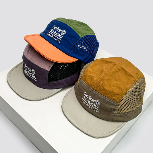 New Unisex Flat Eave Embroidered Letters Baseball Hats Breathable Korean Sunshade Quick Drying Peaked Caps Niche Versatile ins
