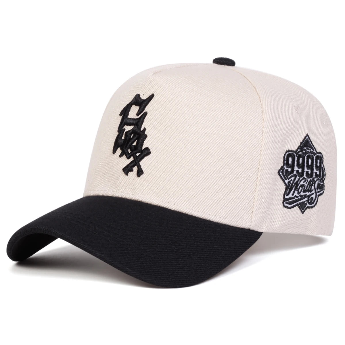 Unisex SOX 9999 Letter Embroidery Baseball Caps Adjustable Casual Hats Spring and Autumn Outdoor Sunscreen Hat