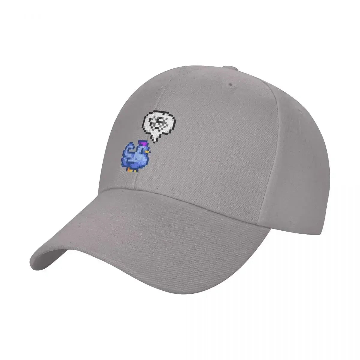 Czapka z daszkiem „Grumpy Blue Chicken” z gry Stardew Valley – zabawne czapki, czapki wędkarskie, luksusowa czapka męska, czapki dla kobiet i mężczyzn
