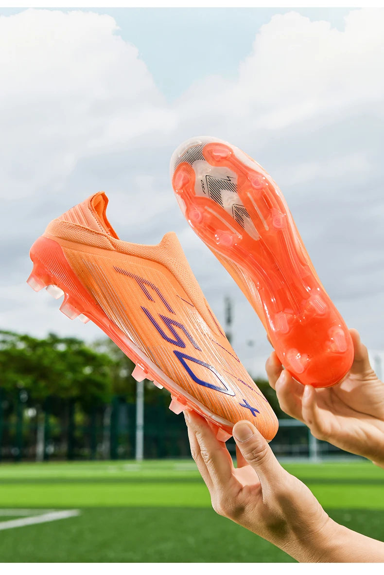 New Men's Football Boots Futsal Non Slip Turf Comfortable Ultralight Fg Grass Cleats Soccer Shoes Sport Indoor Adult Non-Slip