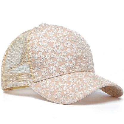 CNTANG 2024 New Print Mesh Caps Fashion Women Baseball Cap Summer Outdoor Casual Sun Hat For Female Hip Hop Girls Snapback