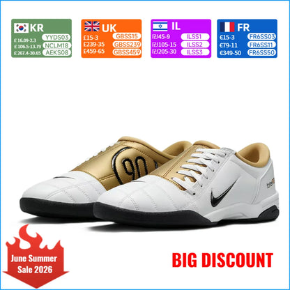 „Nike Total 90 III“ vyriški žemi, kvėpuojantys, lengvi, patogūs, neslystantys ir patvarūs futbolo bateliai HJ9351-101