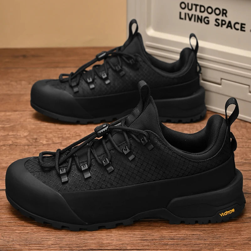 2025 New Hiking Shoes Non-Slip Grip Men's Spring Fall Outdoor Casual Sports Shoes Breathable Comfortable Durable Leisure Sneaker