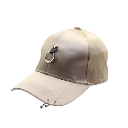 Kobiety Mężczyźni Hip Hop K-pop Czapka baseballowa typu snapback Jednolita kolorystyka z pierścieniem Sport Taniec Podróże Miłośnik Czapka dla taty Czapki Streetwear Regulowana