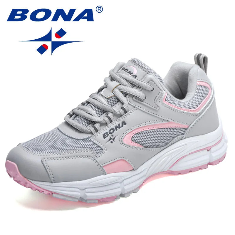 BONA New Designers futócipő, lélegző szabadtéri sportcipő, női könnyű cipő, kényelmes sportcipő hölgyeknek