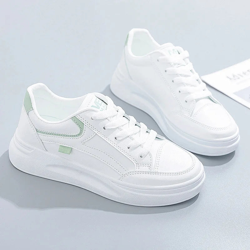 Baskets pour femmes, chaussures de sport tendance, chaussures confortables et décontractées, baskets à lacets pour femmes, Tenis Feminino