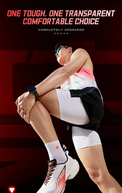 QIAODAN WIND 4PRO Pantofi de maraton cu talpă din carbon pentru bărbați, adidași profesioniști de curse, pantofi sport de alergare respirabili QDB023262291