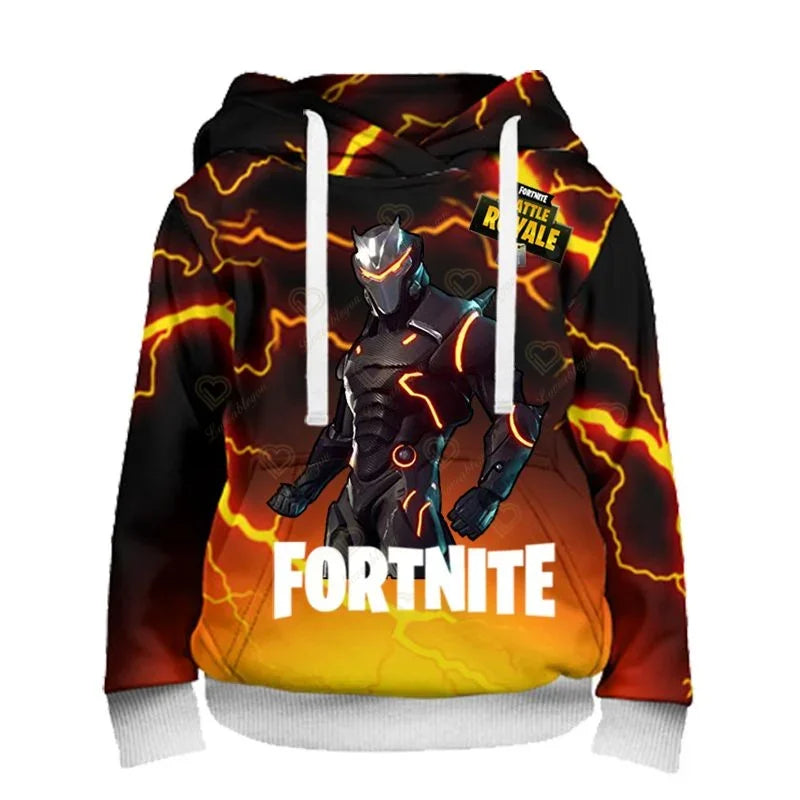 Fortnite Sweatshirt Kids Victory Royale 3D Printed Hoodies Men Women Children Game Hooded Streetwear Pullover for Birthday Gifts