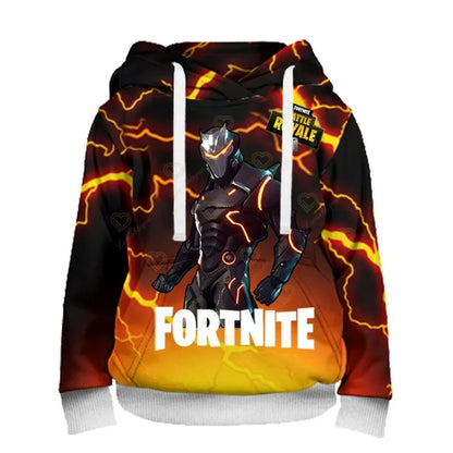 Fortnite Sweatshirt Kids Victory Royale 3D Printed Hoodies Men Women Children Game Hooded Streetwear Pullover for Birthday Gifts