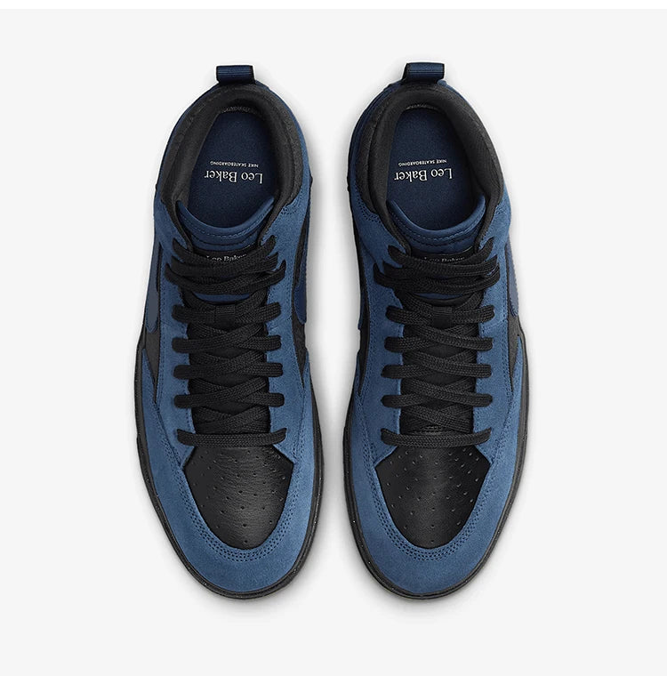 Zapatillas retro informales de skate Nike SB React Leo originales para hombre y mujer DX4361-401