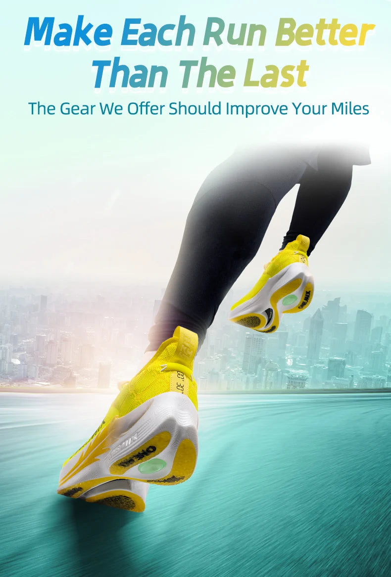 ONEMIX Carbon Plate Marathon Running Racing Shoes Professional Stable Support Shock-relief Ultra-light Rebound Sport Sneakers