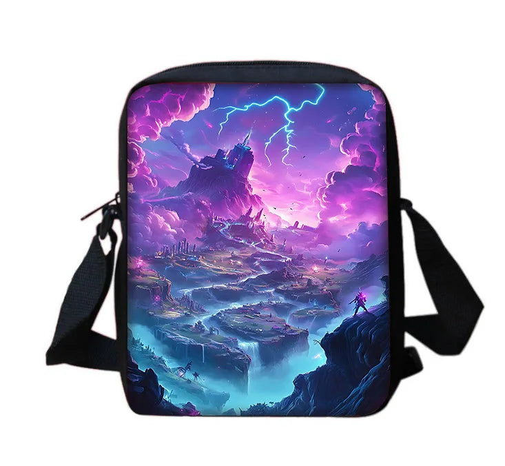 Hot Game Classic FortniteS Boy Girls Printed Shoulder Messenger Bag Child Casual Handbag Men Women Phone Bag Shopping Bag